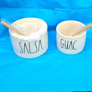 Rae Dunn Guac and Salsa Bowl set